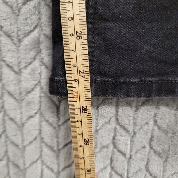 Torrid Women’s 16S Luxe Slim Boot Super Stretch Denim Black Jeans - Picture 7 of 12